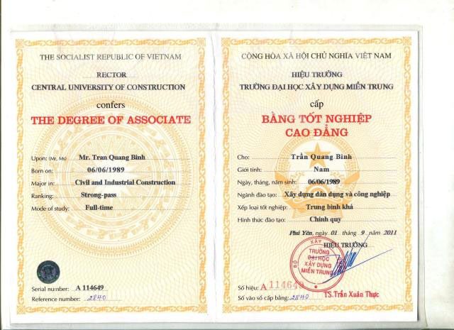 Làm Bằng Cao Đẳng Uy Tín