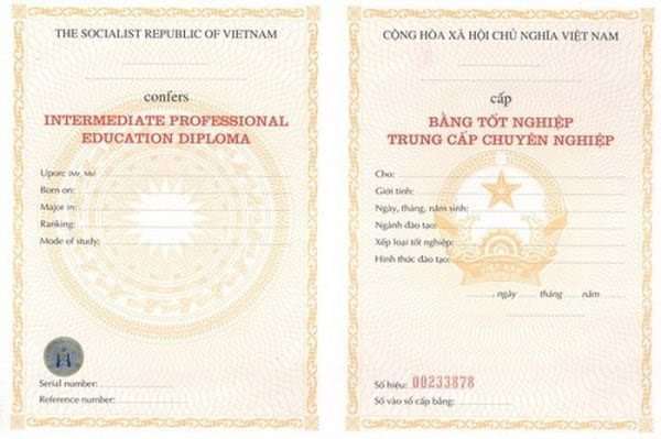 Dịch vụ làm bằng trung cấp